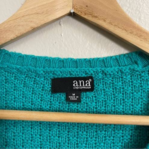 a.n.a  Teal Knit Sweater Size M