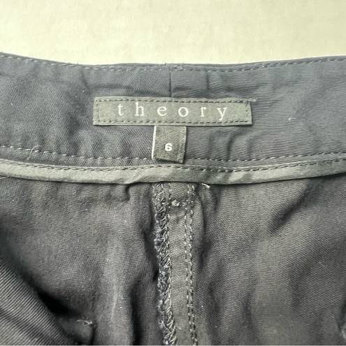 Theory ankle joggers black viscose size 6