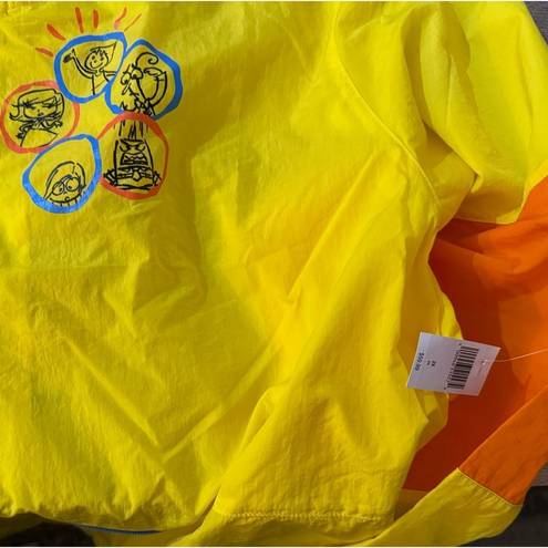 Disney  Pixar Inside Out Windbreaker Yellow Adult 2XL NWT