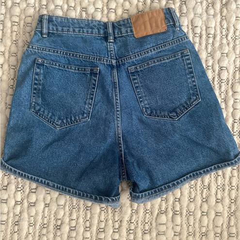 ZARA High Waisted Denim Short