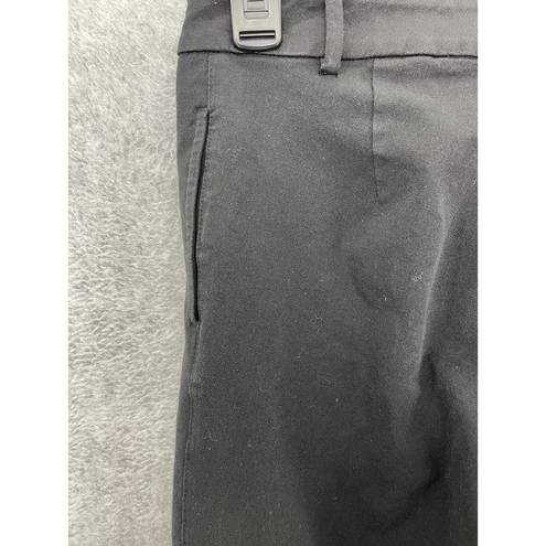 1. State  Women's Solid Black pants Size 2 Chinos Cotton Pockets