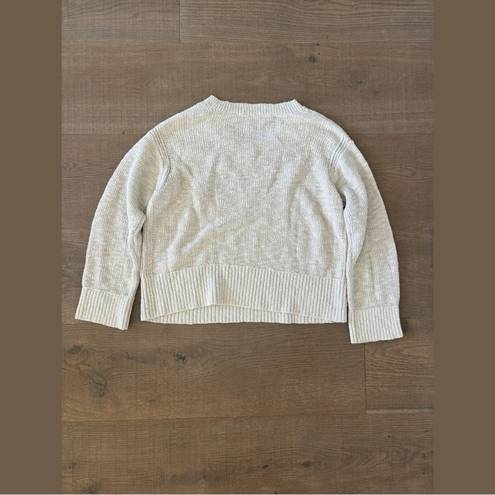 Everlane  v-neck pullover sweater cotton linen