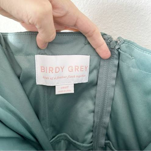 Birdy Grey NWT  Grace Convertible Chiffon Maxi Dress in Sea Glass sz S