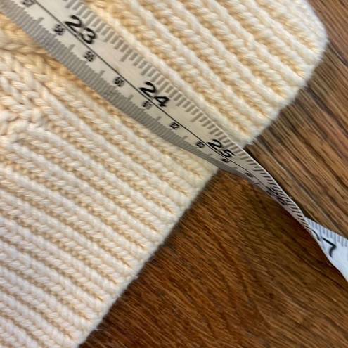 Talbots  cream cableknit shawl neck cardigan size mp