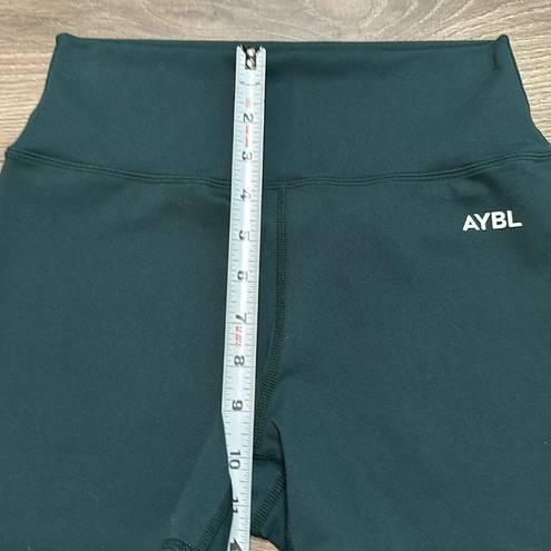 AYBL  High Rise Green Bike Shorts Size Medium