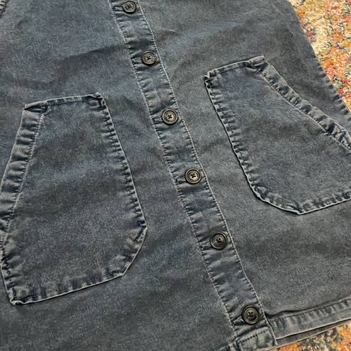 American Eagle  Denim Corduroy Apron Overall Dress