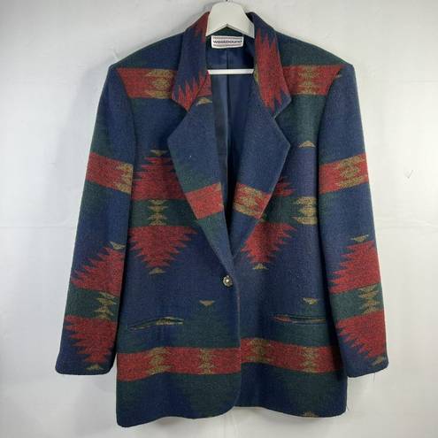 Westbound Vintage  Southwest Aztec Print Pattern Blazer Single Button Women’s L ?