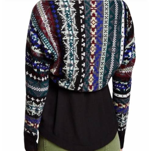 Free People  Multicolor Carnival Shrug Sweater Multi Combo Women's Size XS