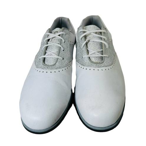 FootJoy  eMerge Womens White/Silver Soft Spike Golf Shoe Womens 9.5 93902