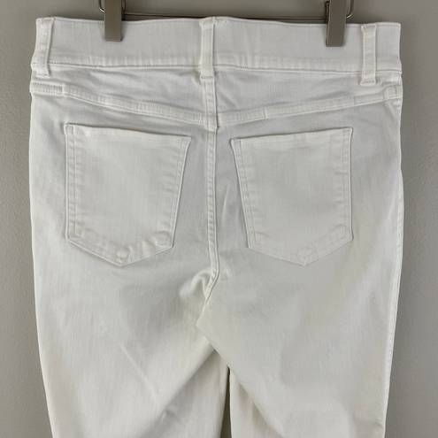 Spanx White High Waisted Shaping Stretch Denim Ankle Skinny Jeans NEW