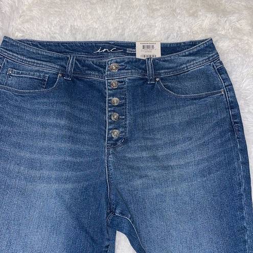 INC  High Rise Ankle Jeans Sz 14