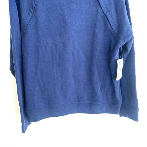 Oscar de la Renta NWT  Care Wear Small Womens Chest Port Access Hoodie Blue