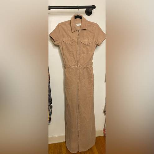 Good American  Palazzo Corduroy Jumpsuit