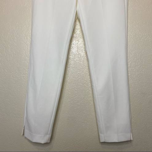 DKNY  Foundation Slim Ankle Pants in Ivory Size 6 NWT