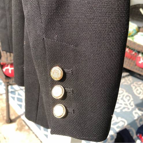 INC  Black Blazer With Gold Buttons M