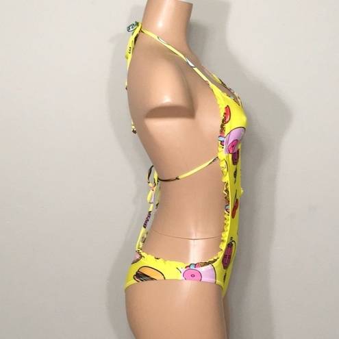 Wildfox 🌺Host Pick🌺  emoji monokini. NWT