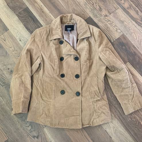 Mossimo Supply Co Mossimo Tan Corduroy Peacock Jacket Size Large   