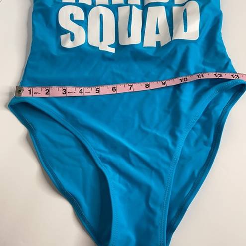 Dixperfect Bride Squad Aqua 1 Piece Swimsuit Size Small NWOT