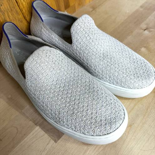 Rothy's Rothy’s The Original Slip on Sneaker Loafer White Salt Honeycomb