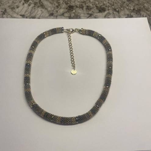 Talbots Women’s Signed T -  - Two Tone Chain Costume Necklace