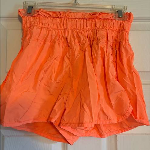 Free People The Way Home Shorts Orange