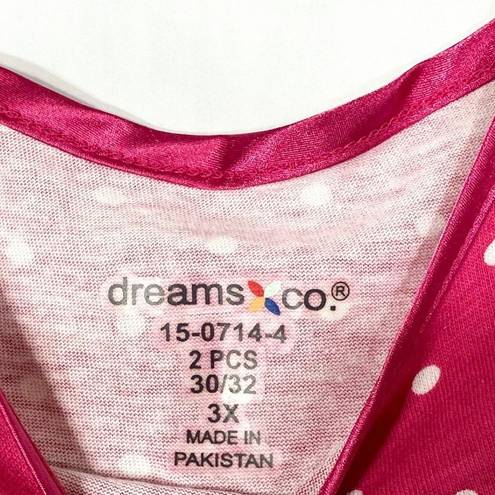 Krass&co Dreams and  Roamans Plus Size 3X Pajama Set 30W 32W Tank Top Shorts Cotton 440