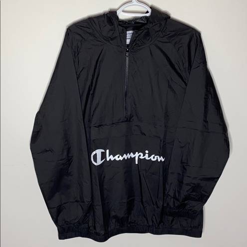 Champion  oversized packable logo windbreaker sz M