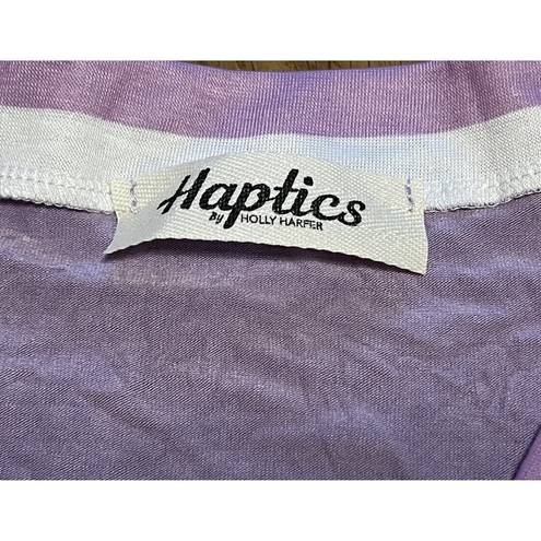 Harper Haptics‎ By Holly  Plus Short Sleeve shirt Tunic colorful Size Small relax