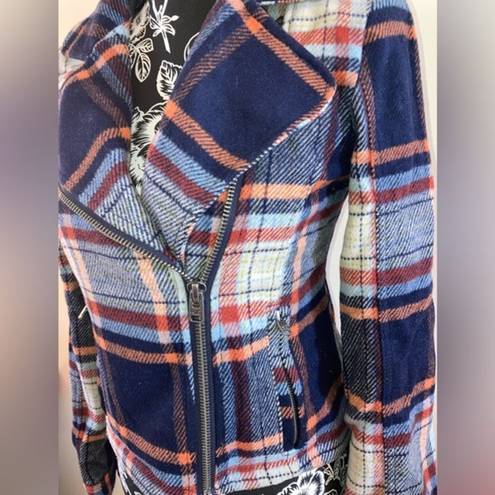 Hollister  Side zip Winter Coat Peacoat Jacket Fall Plaid Ski Snowboarding Bomber