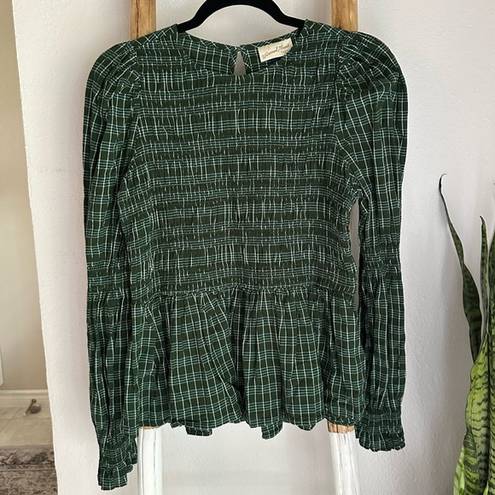 Universal Threads Universal Thread Puff Long Sleeve Smocked Blouse