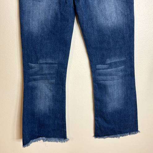 Risen  Los Angeles ladies distressed fringe denim jeans size 27