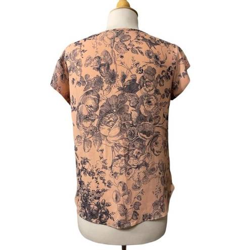 Premise Studio Women's  Pink Floral Blouse Size S