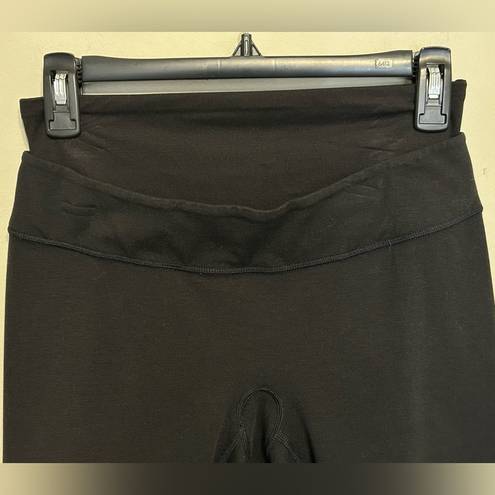 Spanx  Black Shorts Knee Length Double Waist Band