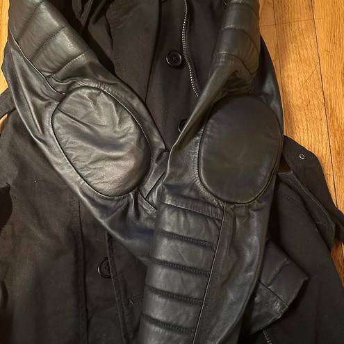 Walter Baker Leather Trench Jacket