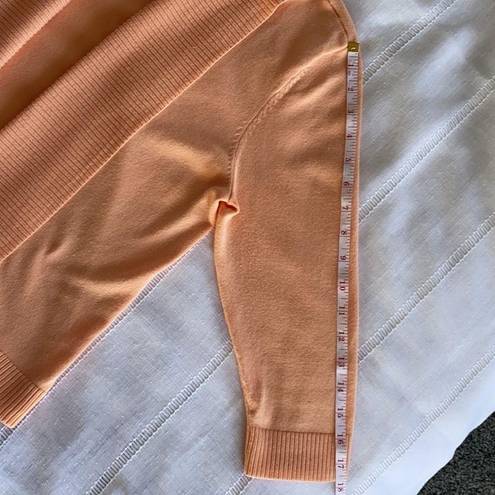 89th and Madison Soft peach  cardigan.