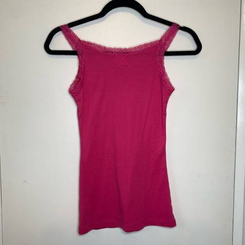 Kirra Pac Sun  Sunshine Lace camisole Tank Top Y2K Style Pink Summer Beach size M