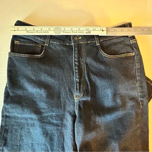Pilcro  Anthropology split straight jeans size 32 dark wash