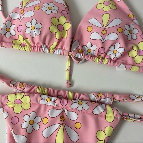 Aurelle Swim  Poppy Pink Floral Bikini