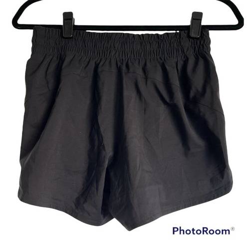 Athleta  Black running shorts with built in briefs Size XS