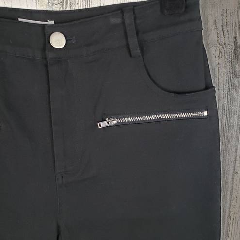 Le lis NWT  Stretchy Skinny Heavy Twill Moto Zipper Pants Women's