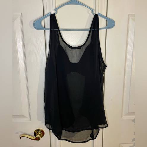 Flawless Sheer tank top with bow on front