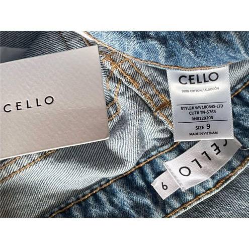 Cello J2  High Rise Straight Distressed Jeans Size 28