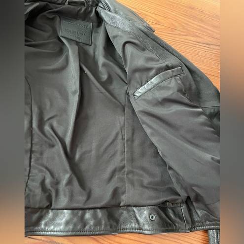 All saints leather jacket