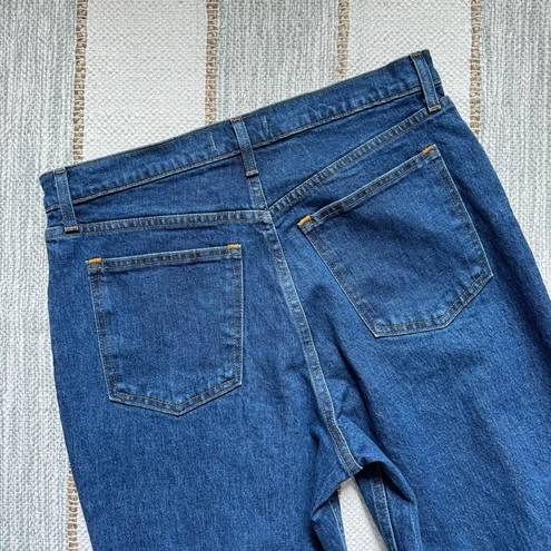 Abercrombie & Fitch  The 90’s Straight Ultra High Rise Dark Wash Jeans 31 / 12S