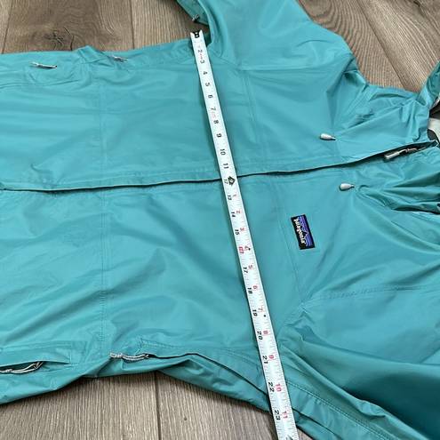 Patagonia  Blue Waterproof Rain H2No Performance Jacket Size Large