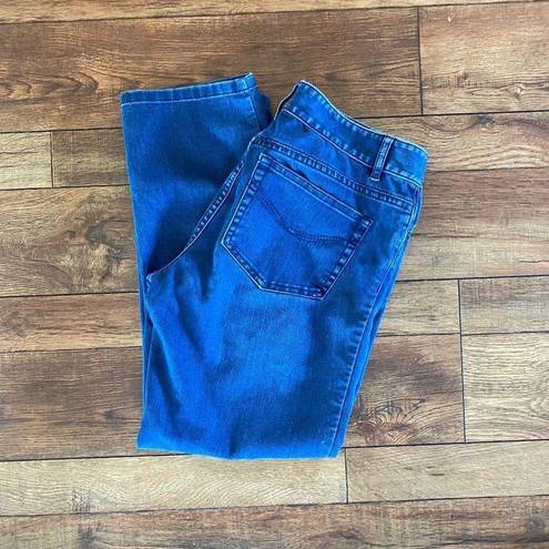 J.Jill  Jeans Womens size 2 Blue Slim Ankle Medium Wash Denim Blue Stretch