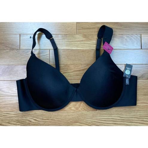 Vince Camuto New  T-Shirt Bra Womens Size 42D Black Underwire Lightly Padded