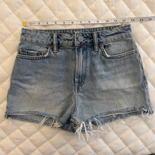 All saints Denim High Waisted Shorts