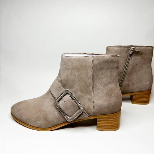 Jack Rogers NEW  Izzy Suede Bootie Gray 7.5