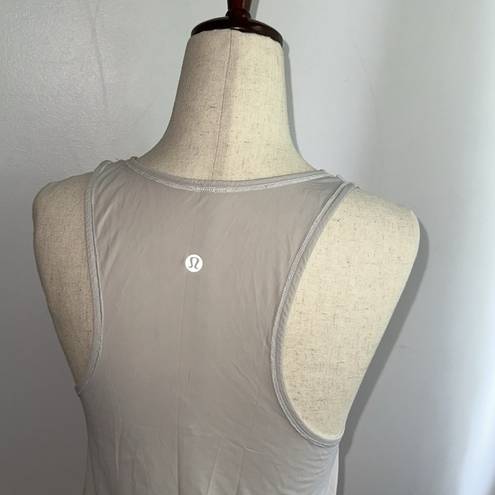 Lululemon Light Grey Lulu Tank